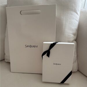 Yves Saint Laurent bag & box
